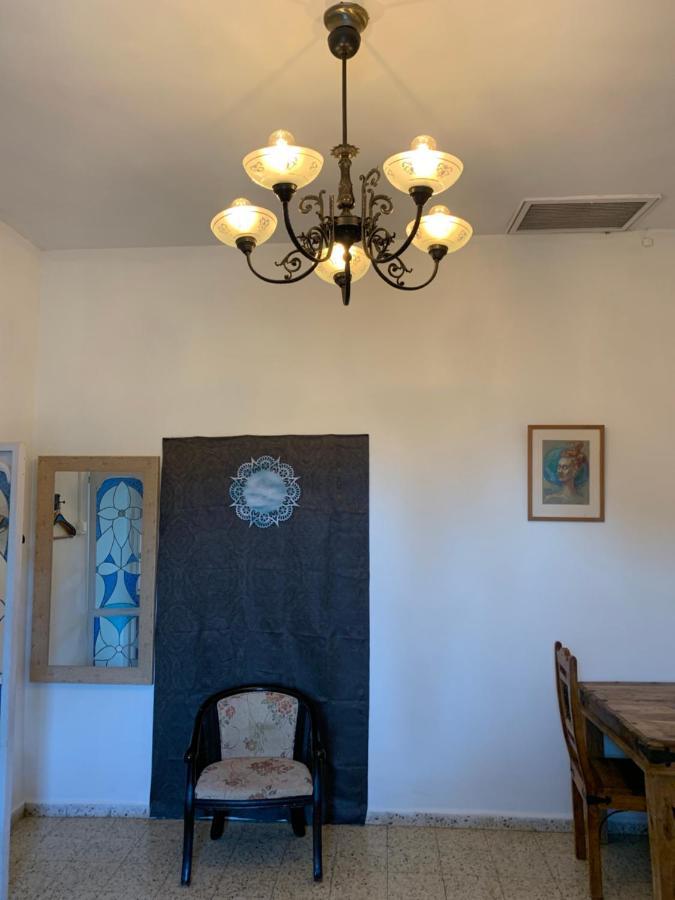 בית האבן העתיק מ-1885 עם מגונית פרטית בחצר Rosh Pinna Eksteriør billede