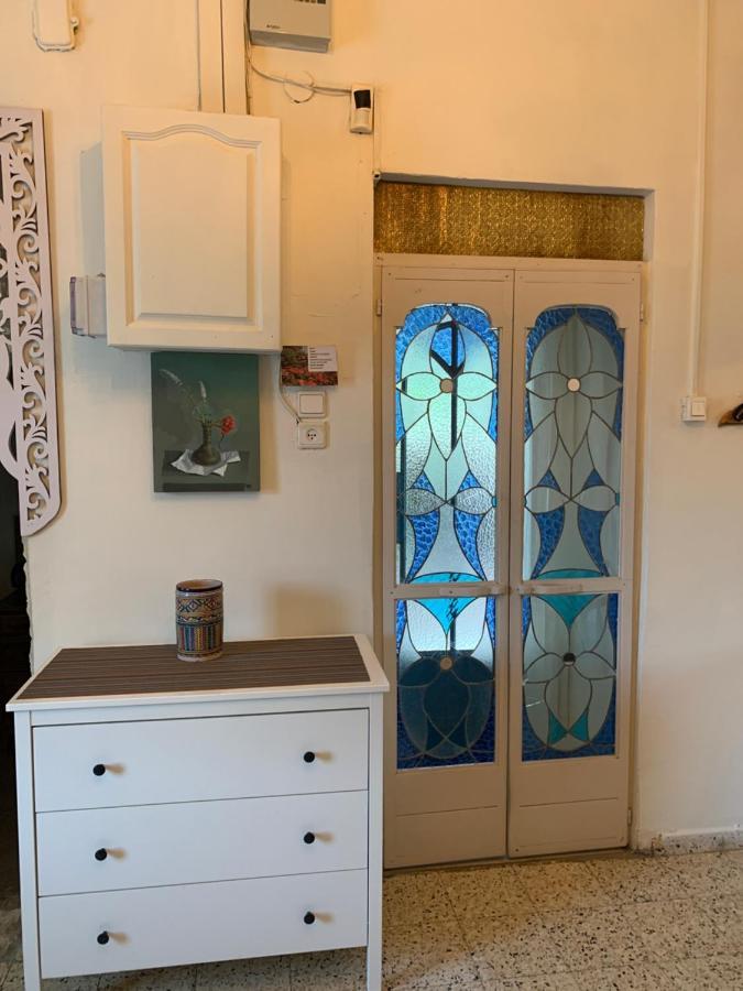 בית האבן העתיק מ-1885 עם מגונית פרטית בחצר Rosh Pinna Eksteriør billede
