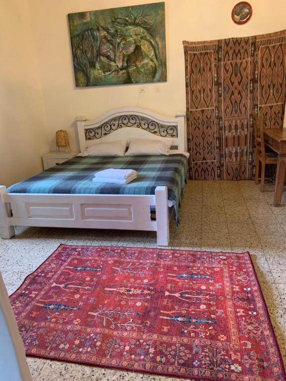בית האבן העתיק מ-1885 עם מגונית פרטית בחצר Rosh Pinna Eksteriør billede